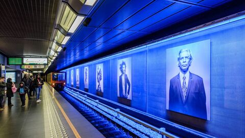 Kunst in de metro 